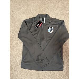 Minnesota United FC adidas Anthem Full-Zip Z.N.E. Jacket - Gray